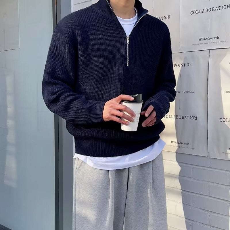 JEONJU Half-Zip-Pullover