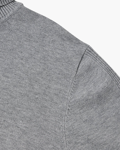 JANGSAN Merino-Wolle Rollkragenpullover